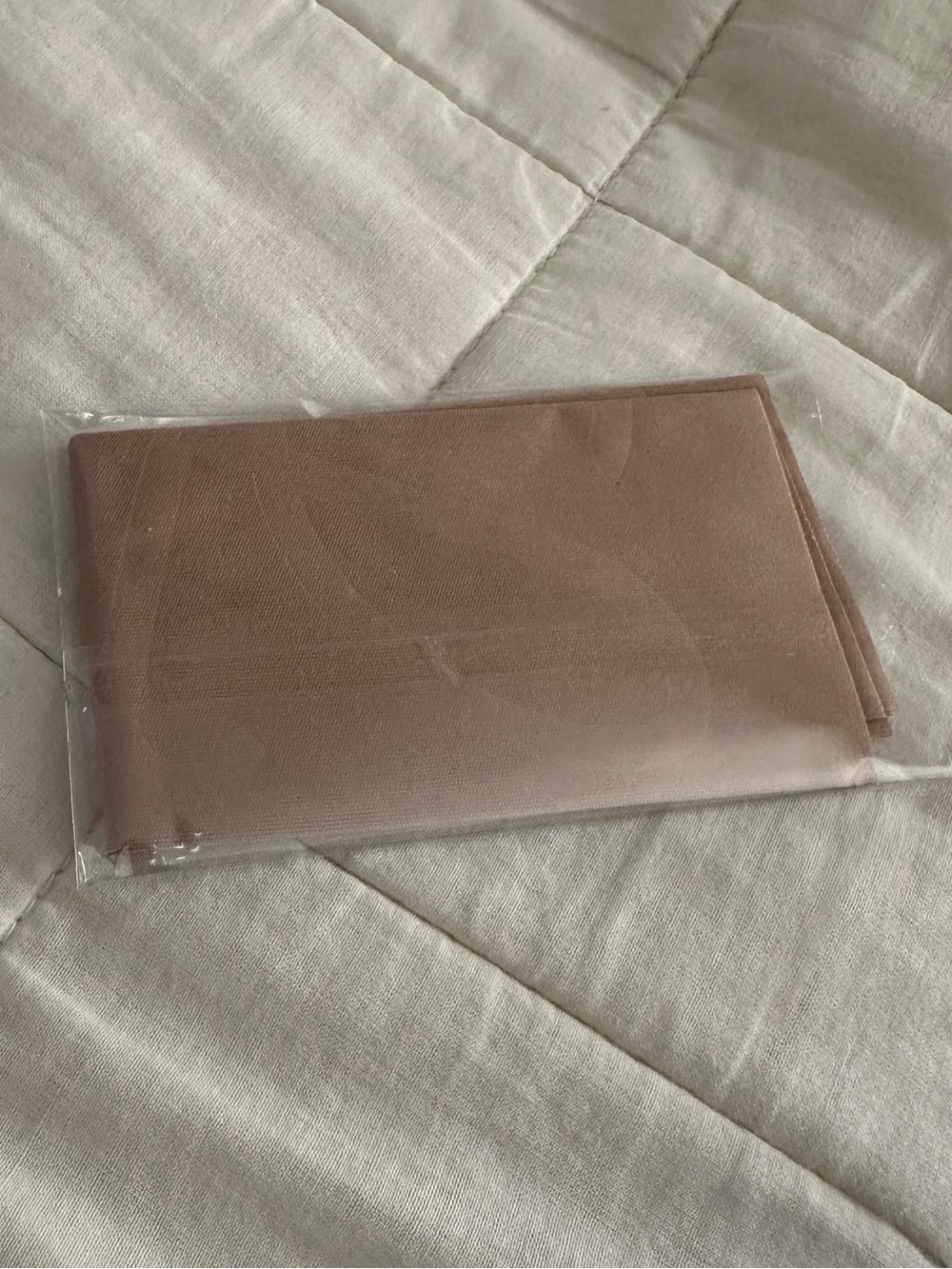 Loewe Square Dusty Rose Scarf with Subtle Tonal Pattern - Picture 3 of 4